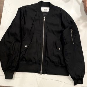 AMI Men’s Bomber Jacket- Black